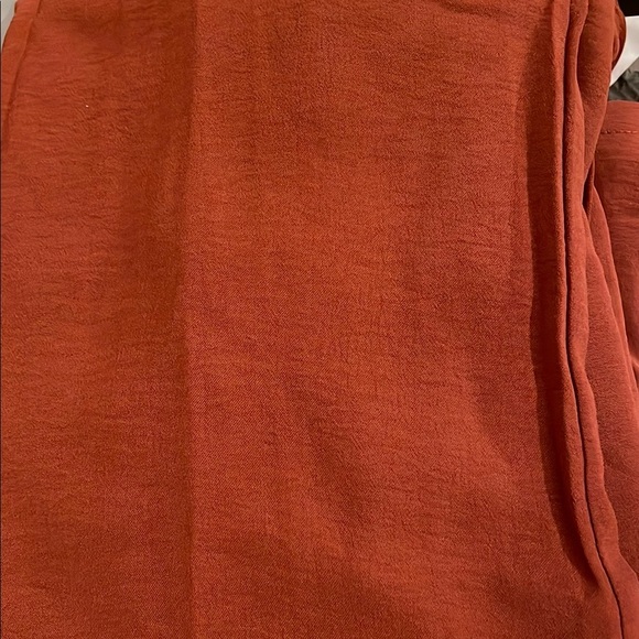 NEW Rust Orange V-Neck Two-Way Jumpsuit - Picture 5 of 6